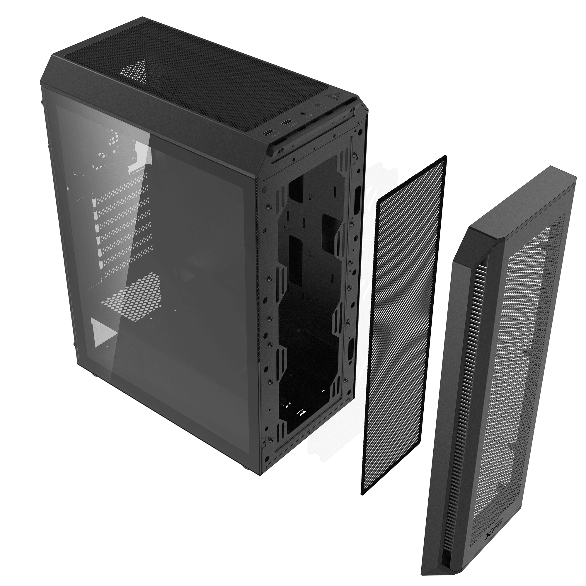 XPG Casing Valor Air Plus 4 ARGB Fan Mid Tower case XPG Casing Valor Air Plus 4 ARGB Fan Mid Tower case